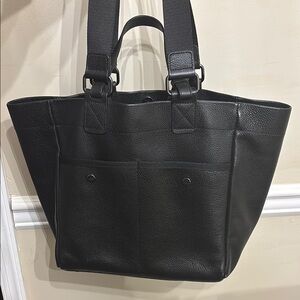 Botkier New York Black Leather Tote Bag